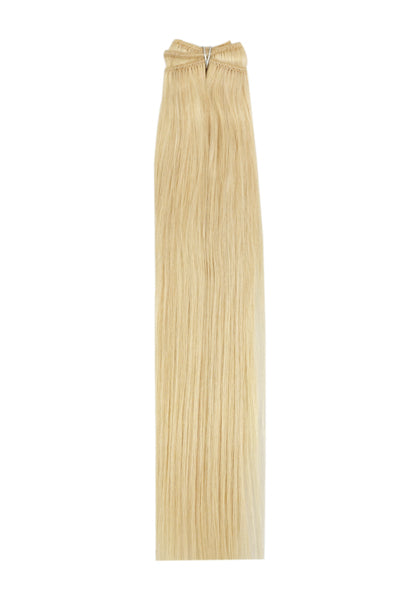 Remy Human Hair Weft/Weave Extensions 16" - Bleach Blonde #613 - Marcia Hair Extensions