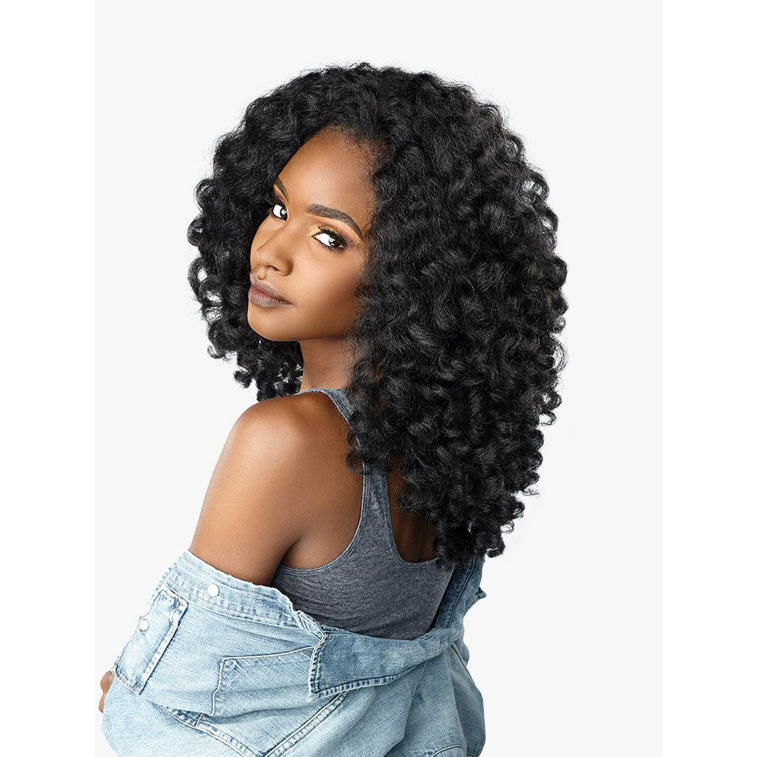 Sensationnel Synthetic Hair Half Wig Instant Weave Curls Kinks Co Money Maker