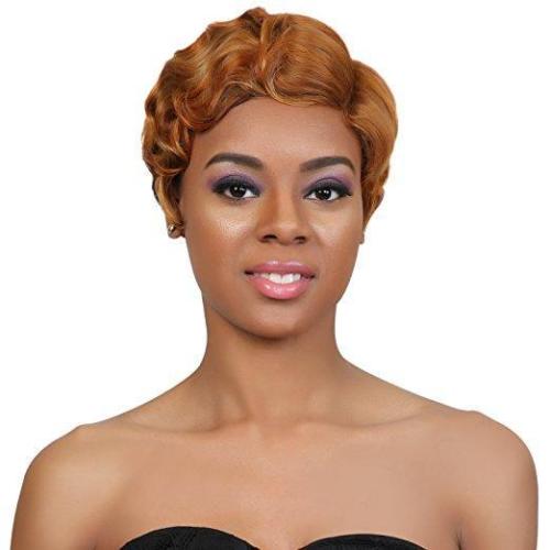 NUNA | IT'S A WIG| Short Synthetic Lace Part Wavy Wig - Marcia Hair Extensions