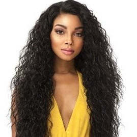 Sensationnel Synthetic Lace Front Wig Empress Edge Natural Curved Part TUSCANY - Marcia Hair Extensions